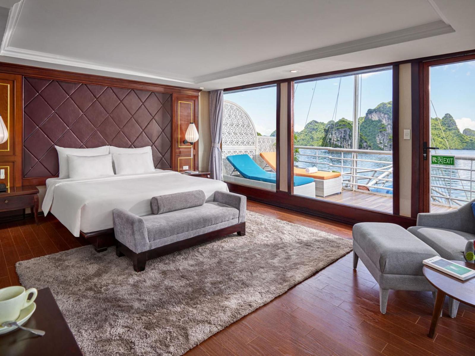 Lotus Boutique Cruise Hotel Hạ Long Ngoại thất bức ảnh